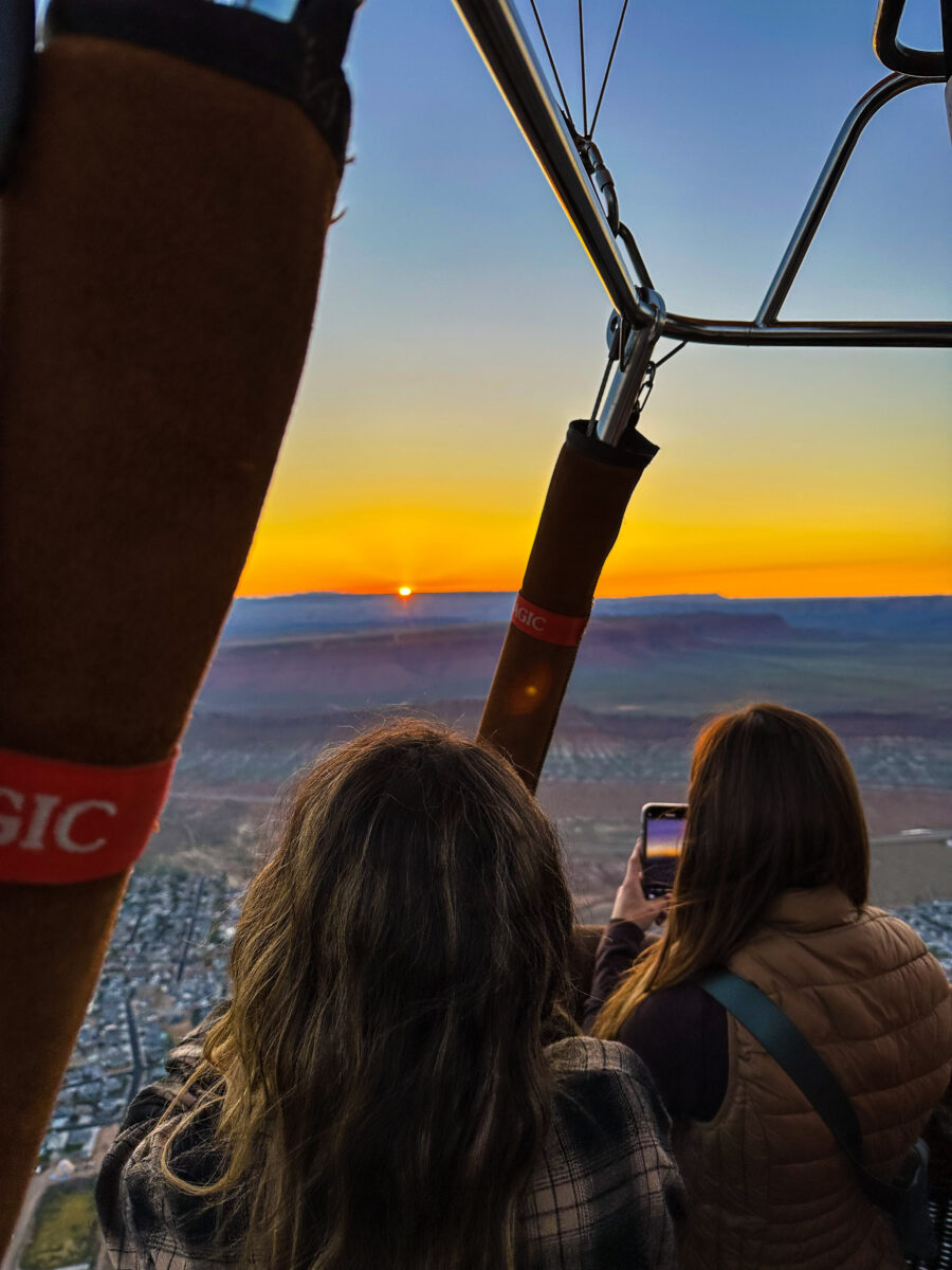hot air balloons zion balloons 020