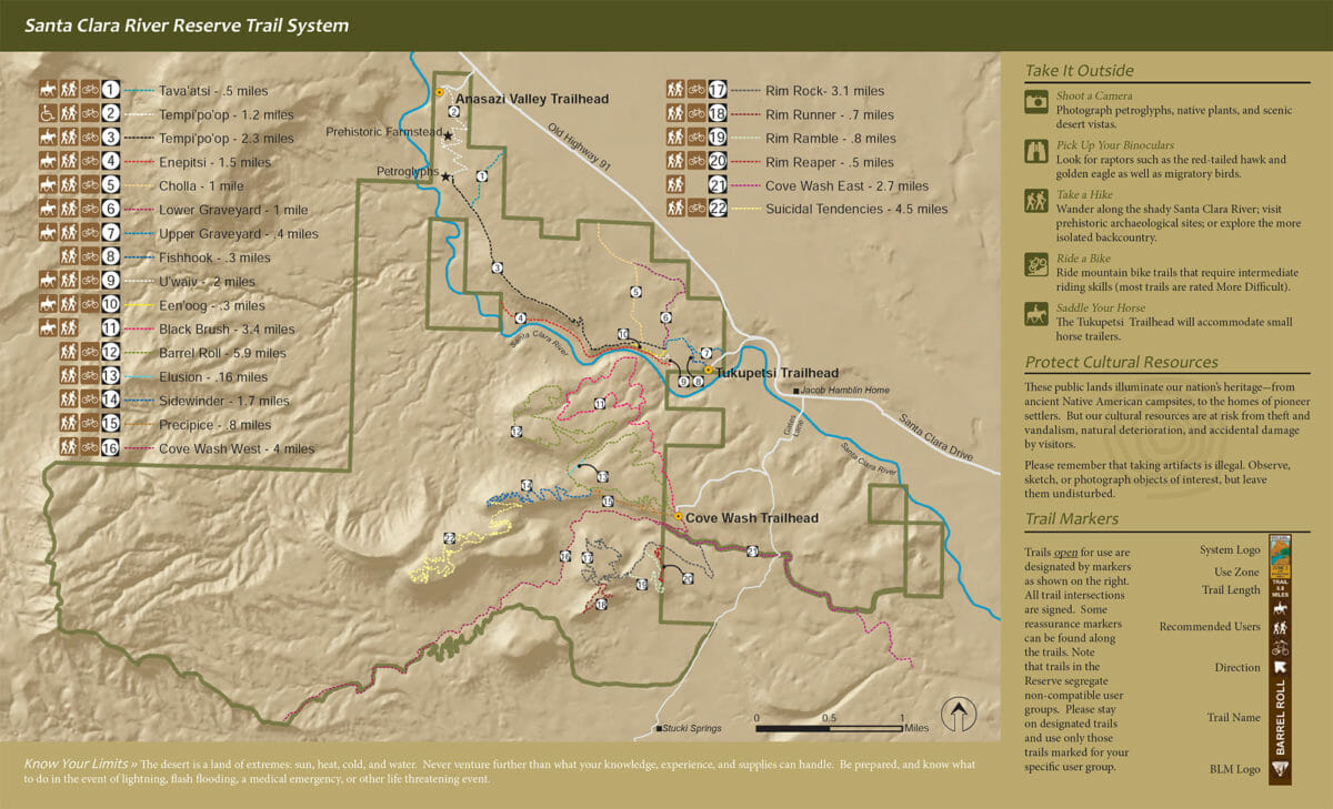 Map of Santa Clara River Reserve